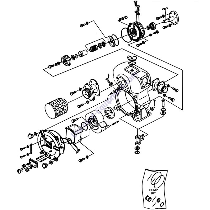 Multiquip MQ62TDD Trash Pump Assembly